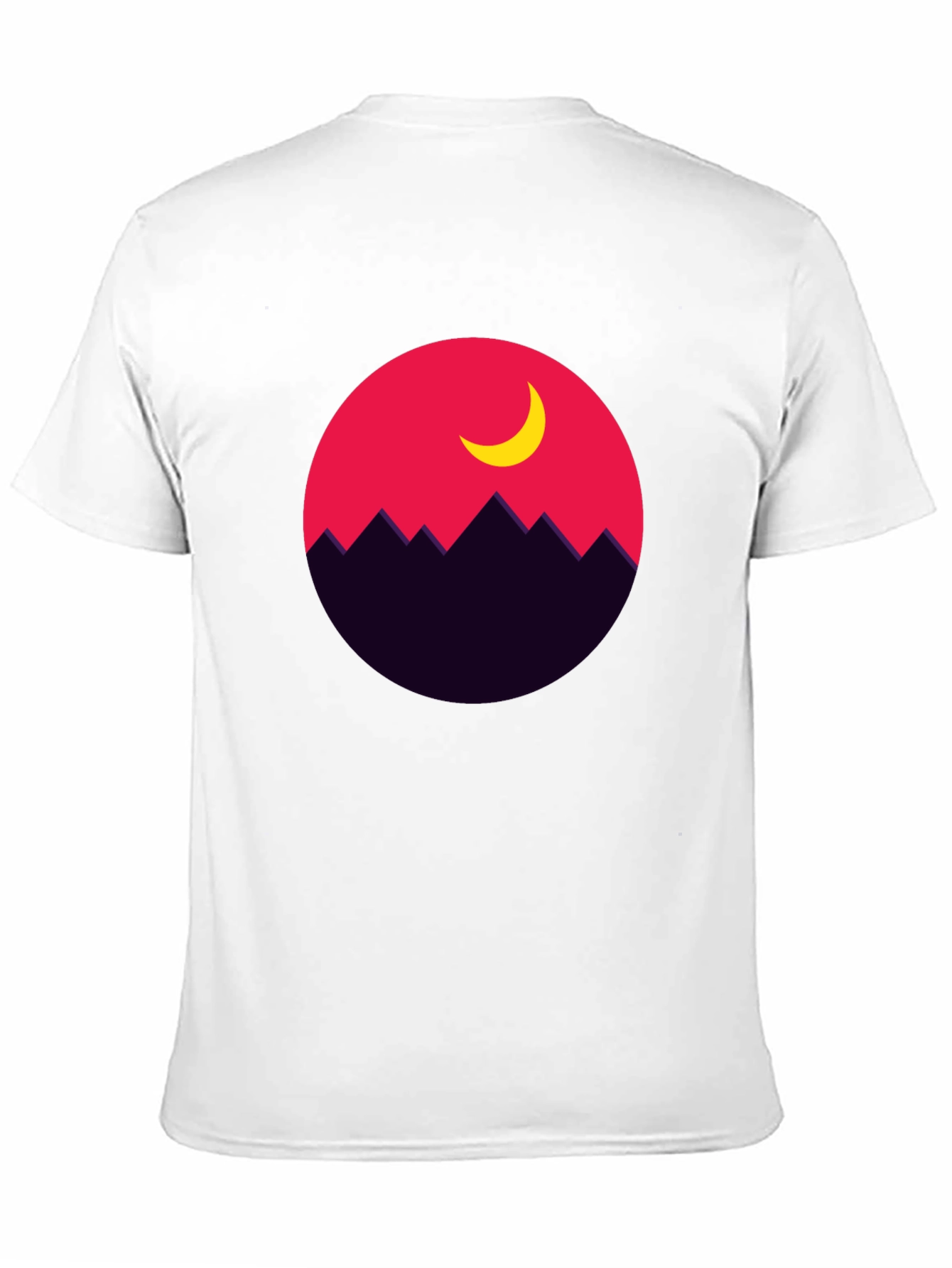 Mountain Moon Graphic Tee - Stylish Unisex T-Shirt