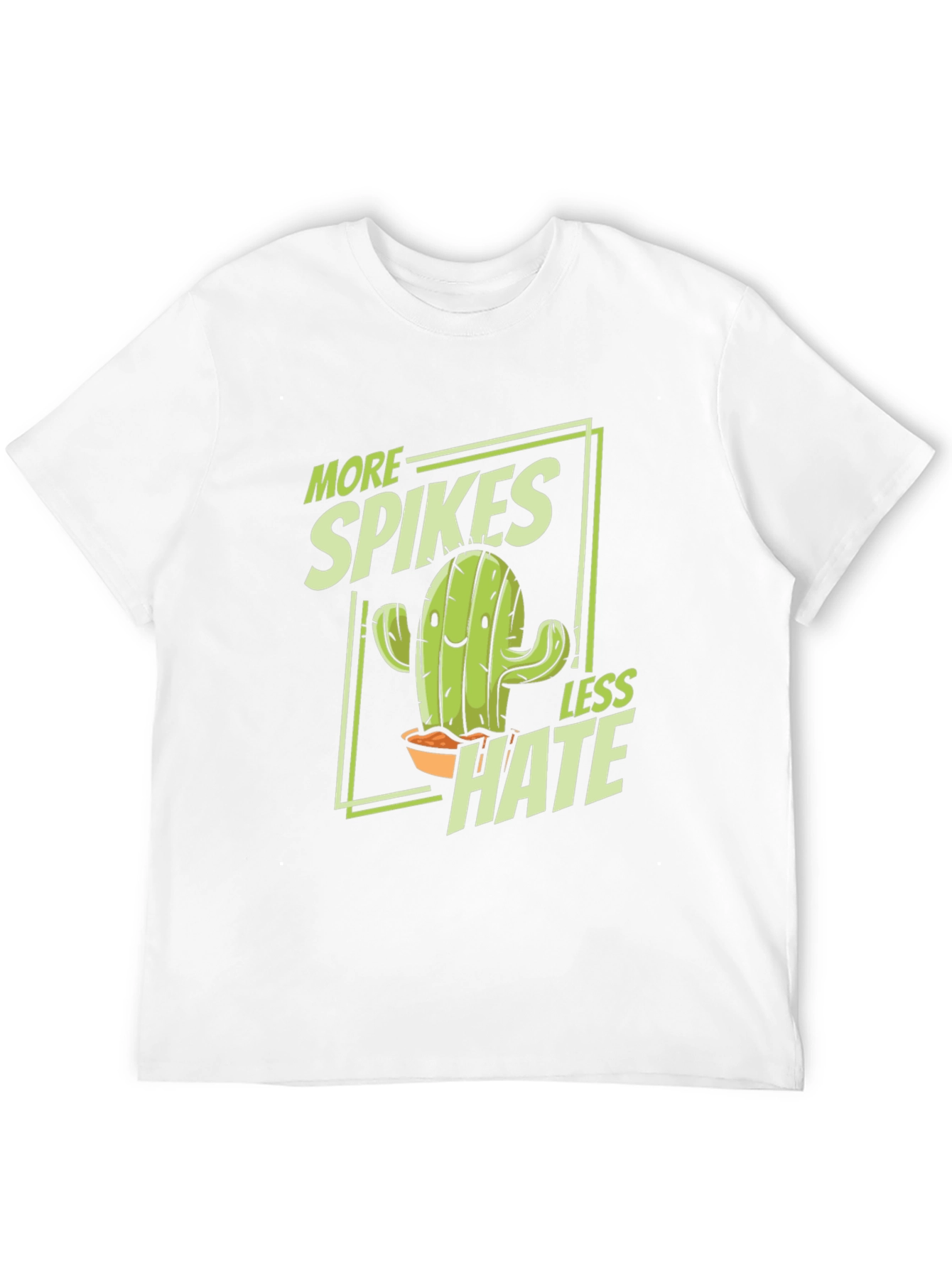More Spikes Less Hate Black Graphic Tee