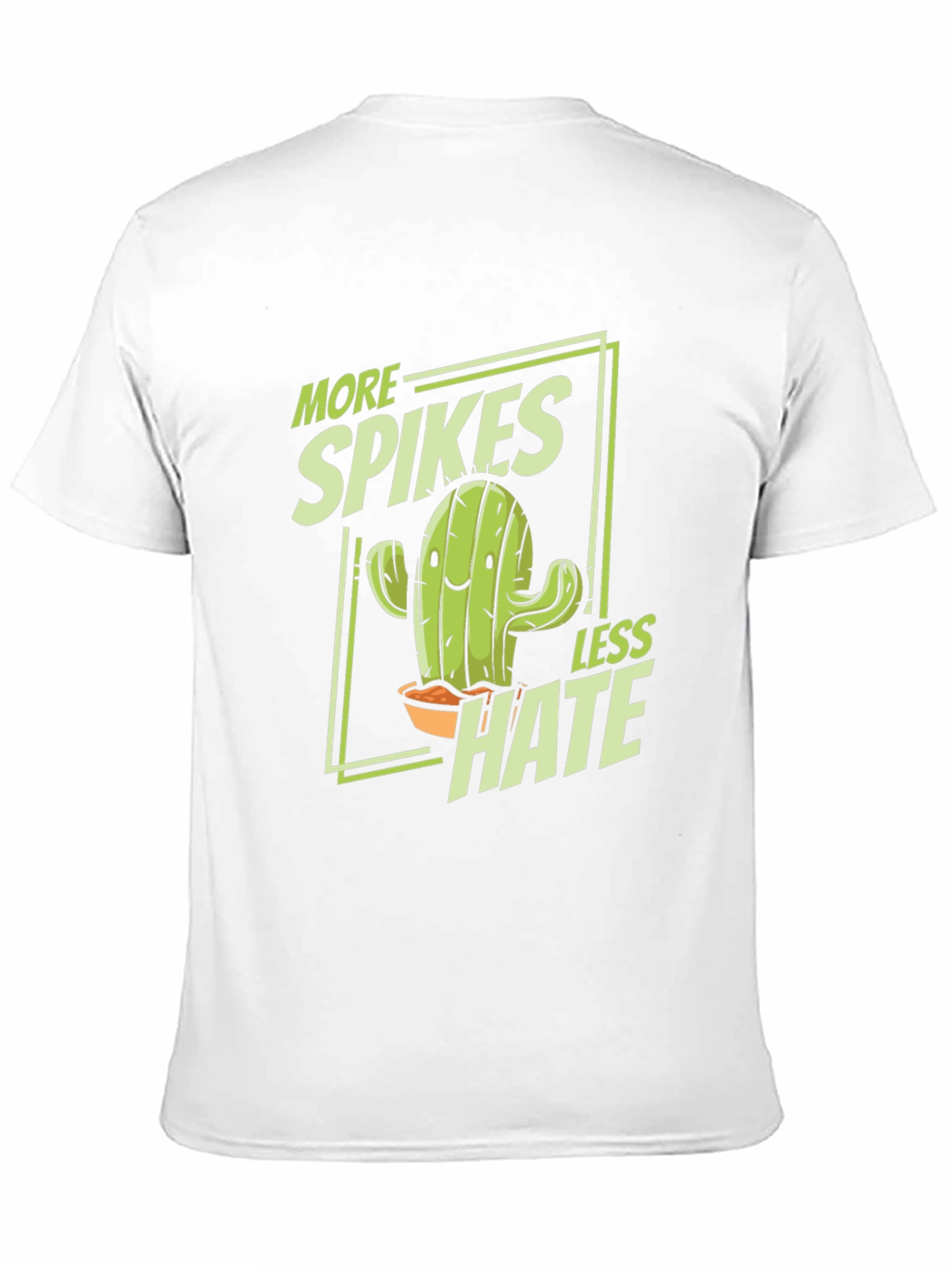 More Spikes Less Hate Black Graphic Tee
