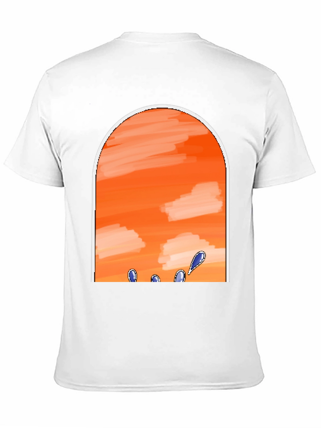Sunset Sky Black T-Shirt