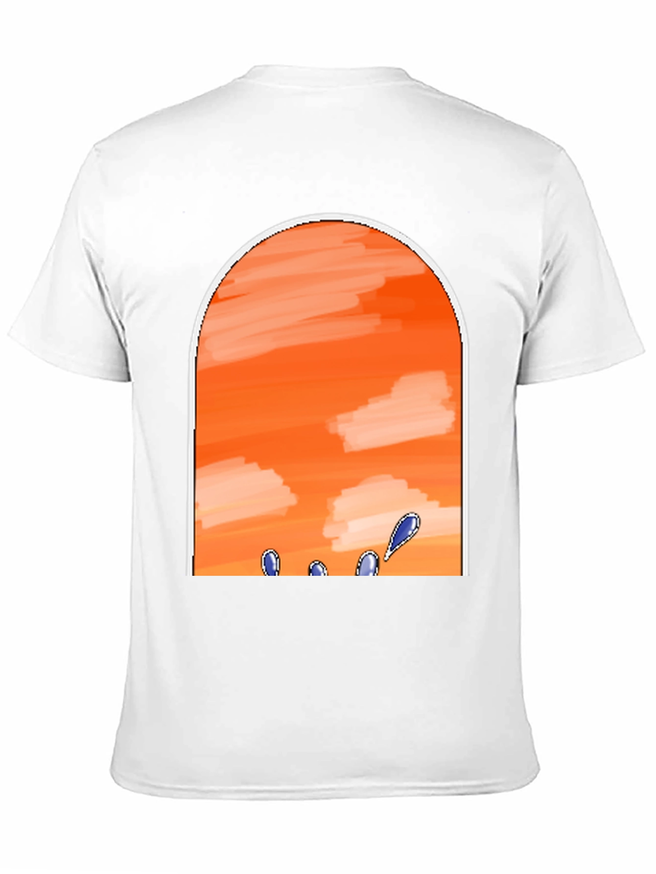 Sunset Sky Black T-Shirt