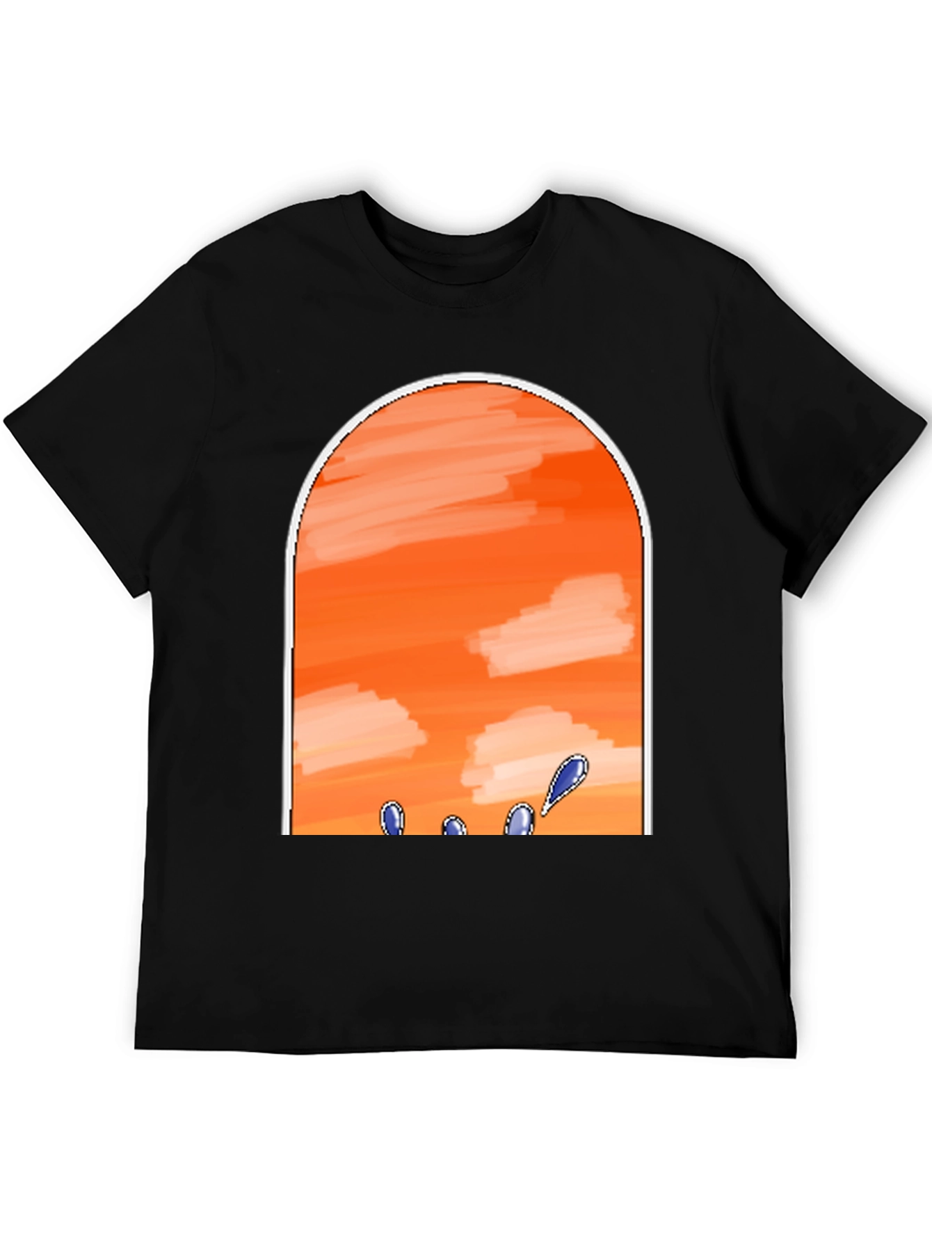Sunset Sky Black T-Shirt