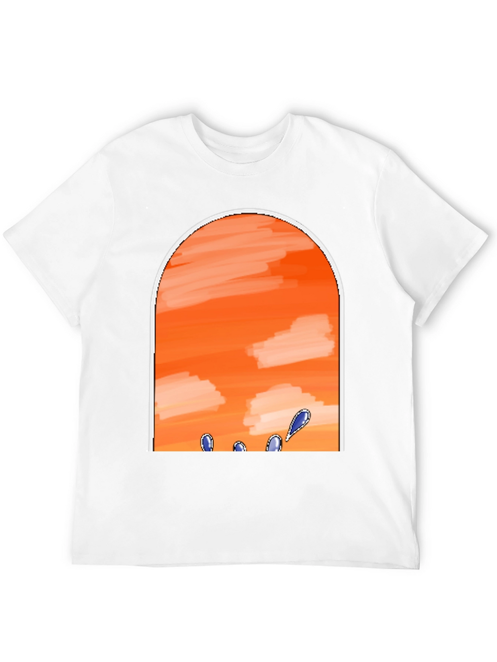 Sunset Sky Black T-Shirt