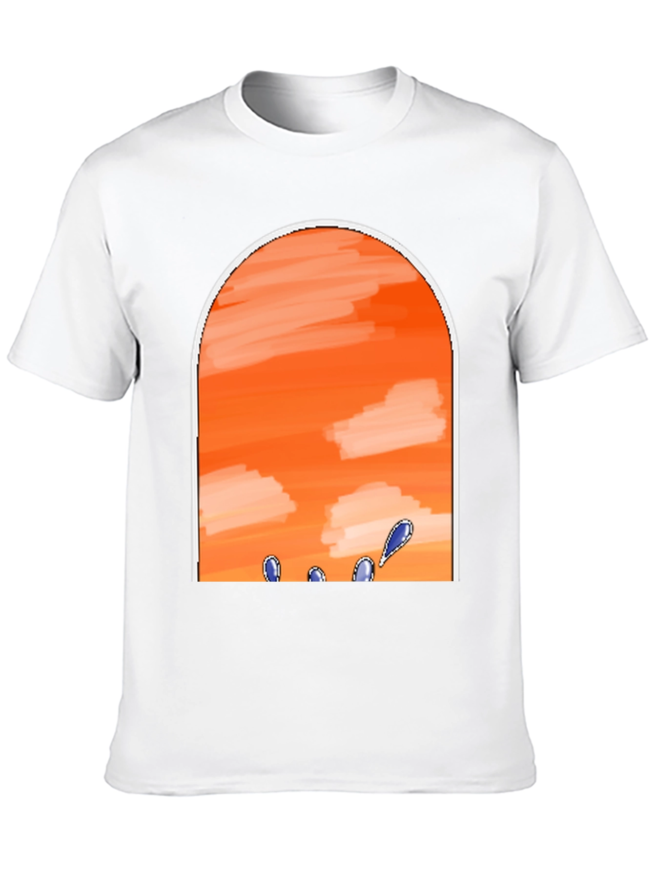 Sunset Sky Black T-Shirt