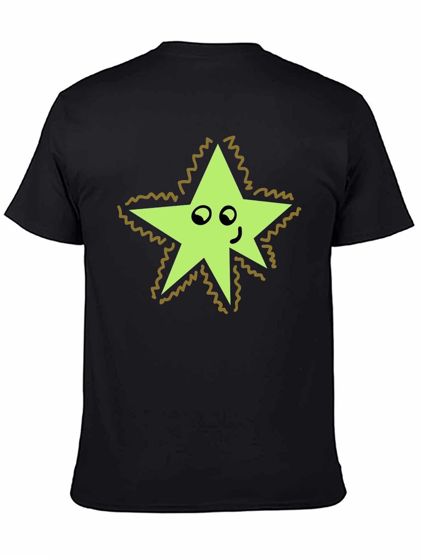 Star Character Black T-Shirt