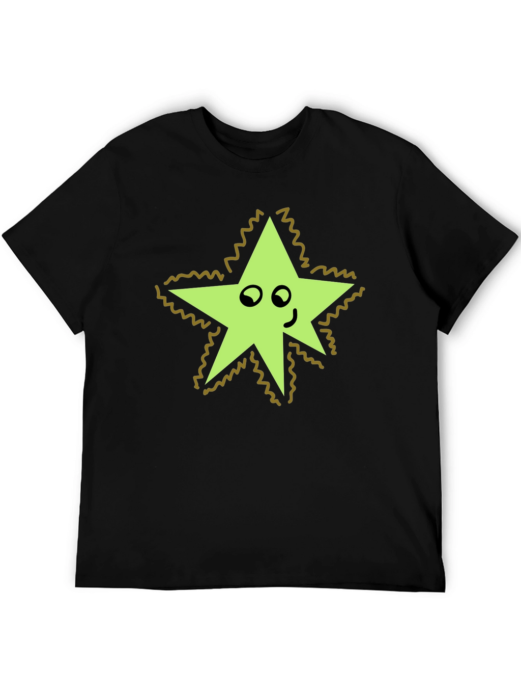 Star Character Black T-Shirt