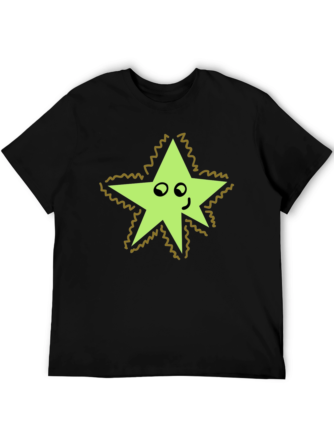 Star Character Black T-Shirt
