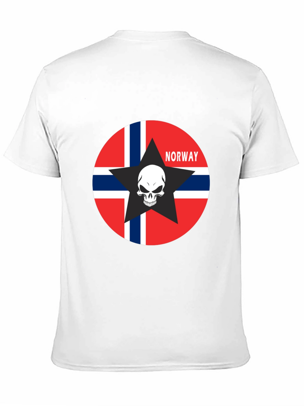 Norway Flag Skull Star T-Shirt
