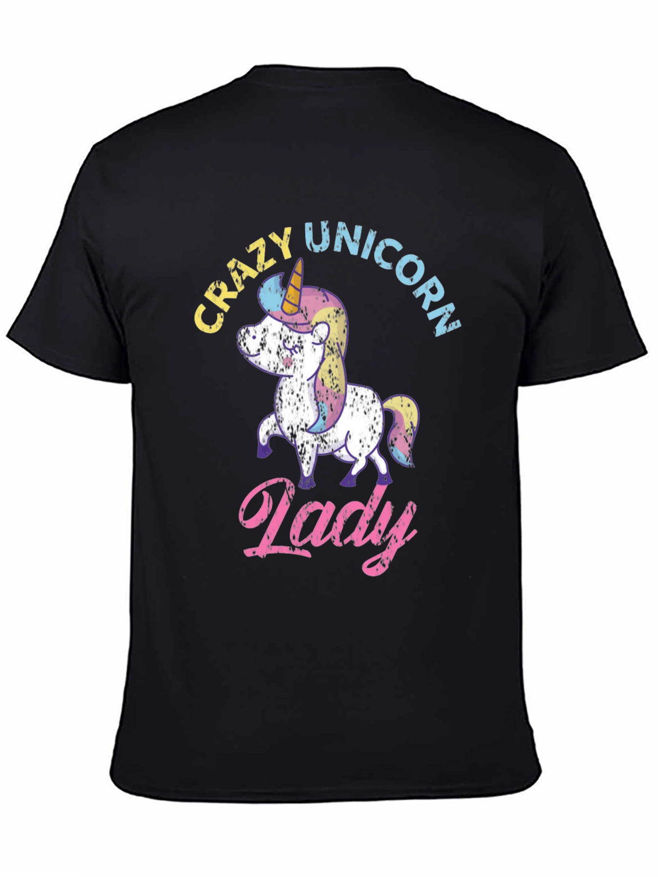 Crazy Unicorn Lady T-Shirt - Cute & Unique Design