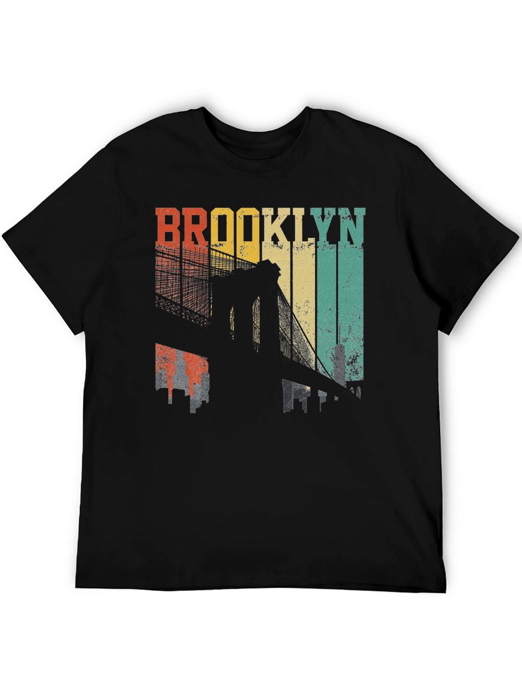 Brooklyn Bridge Retro Graphic T-Shirt