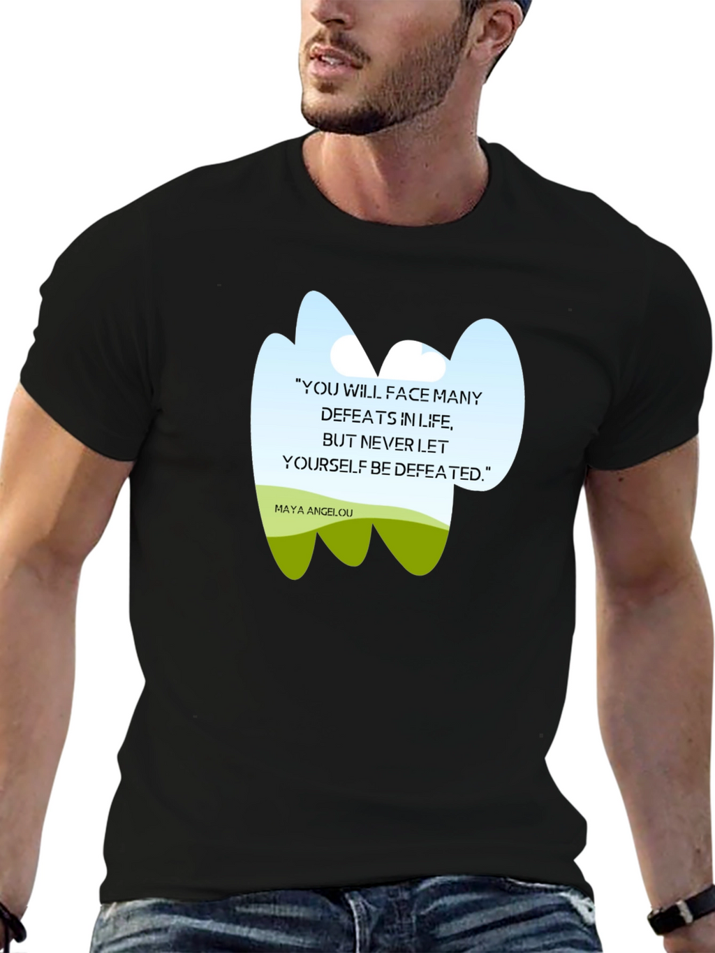 Inspirational Maya Angelou Quote T-Shirt