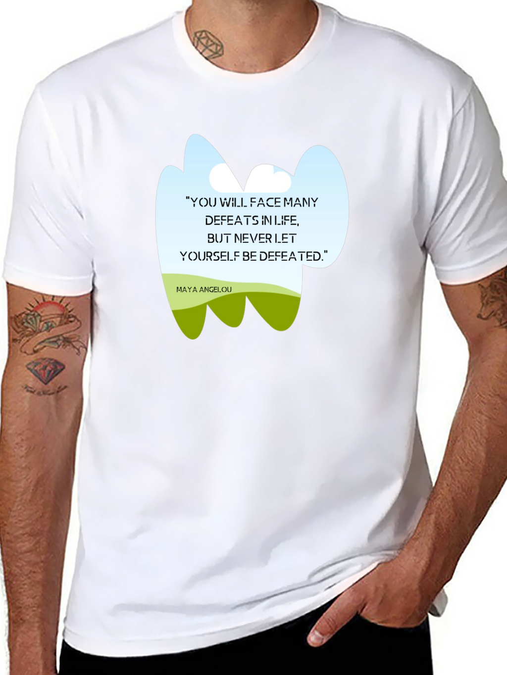 Inspirational Maya Angelou Quote T-Shirt