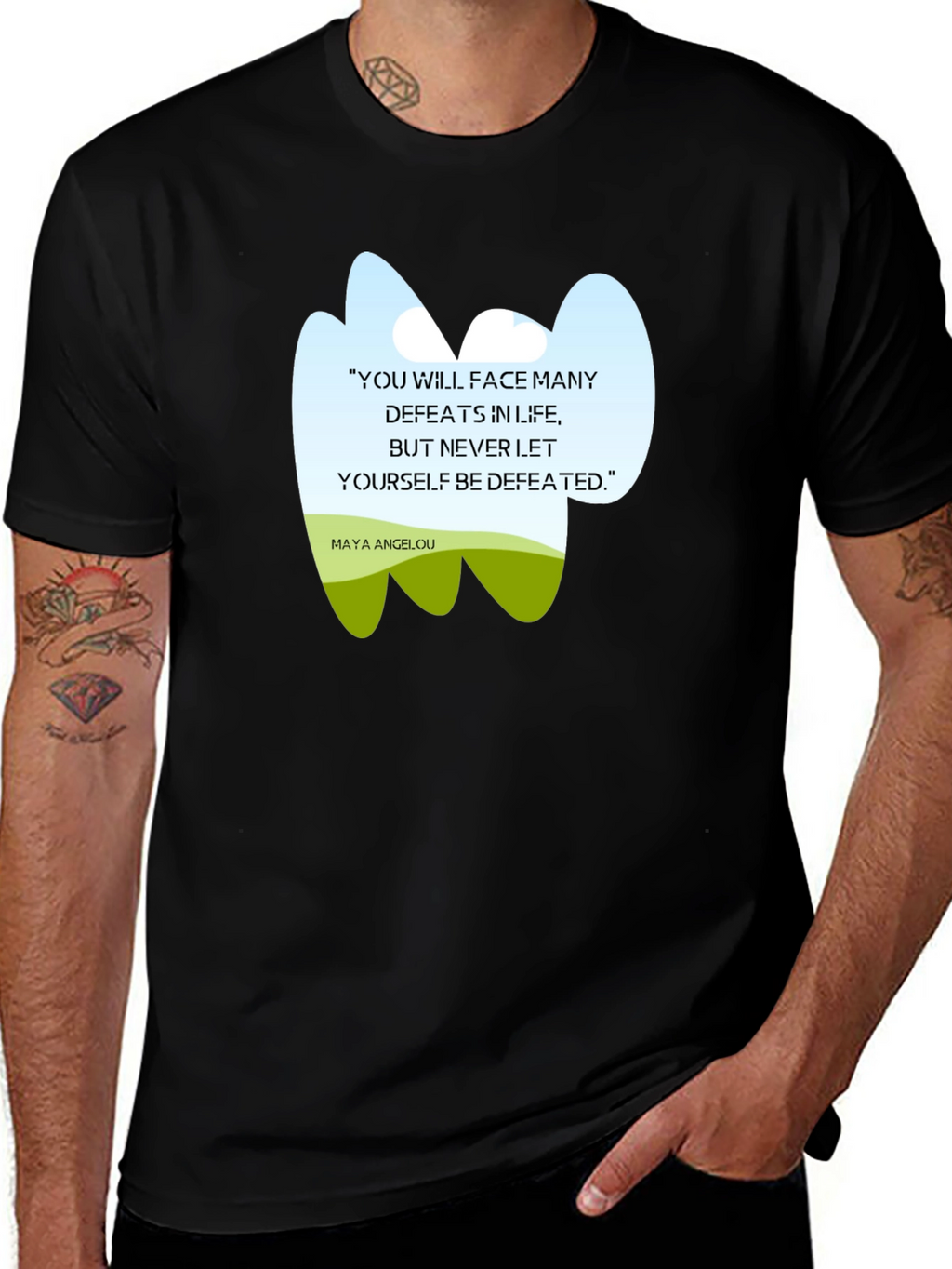 Inspirational Maya Angelou Quote T-Shirt