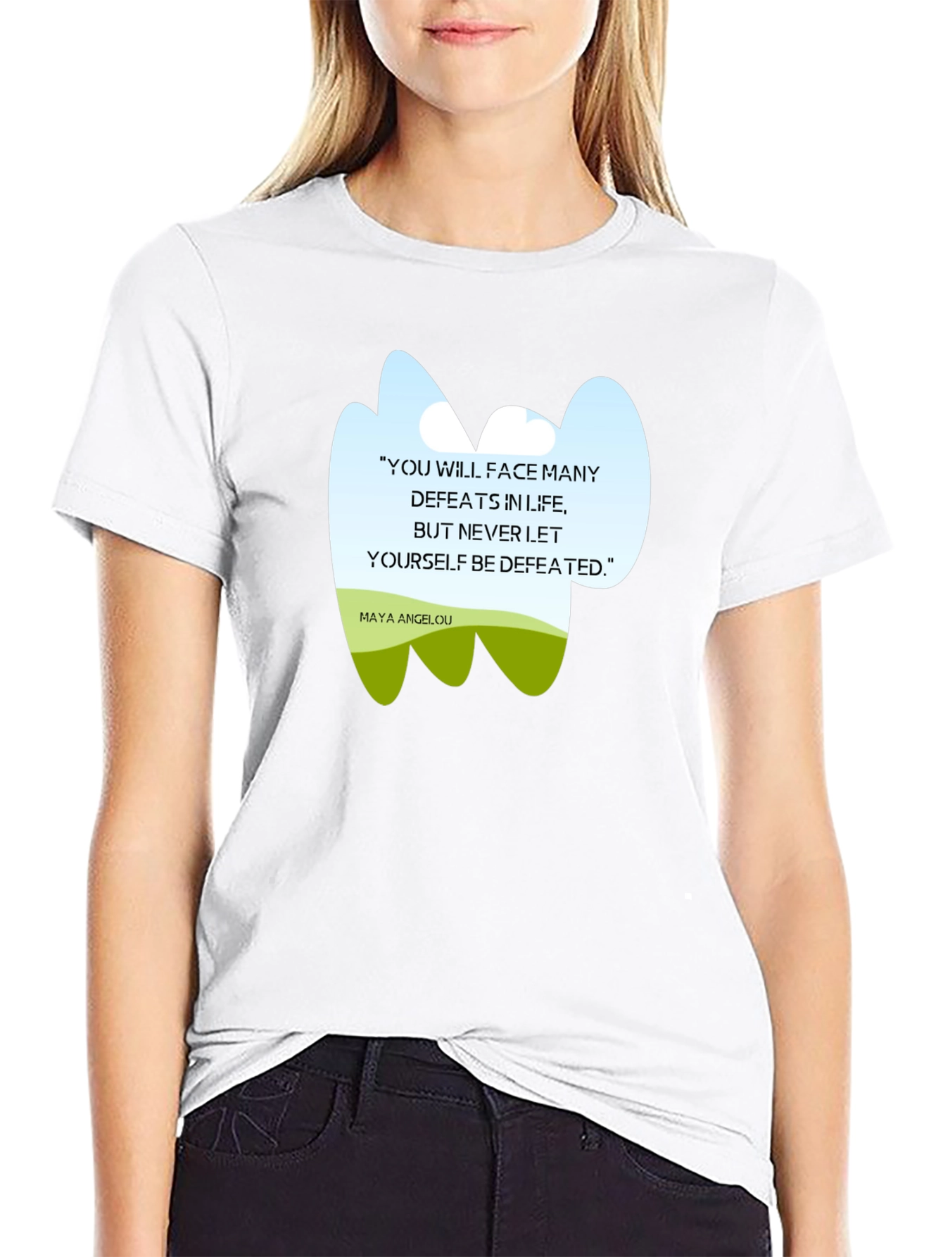 Inspirational Maya Angelou Quote T-Shirt