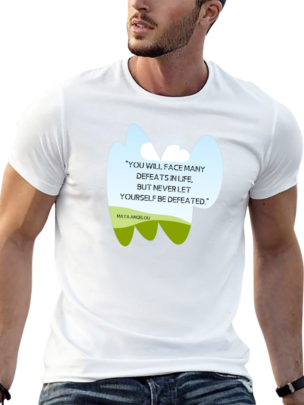 Inspirational Maya Angelou Quote T-Shirt