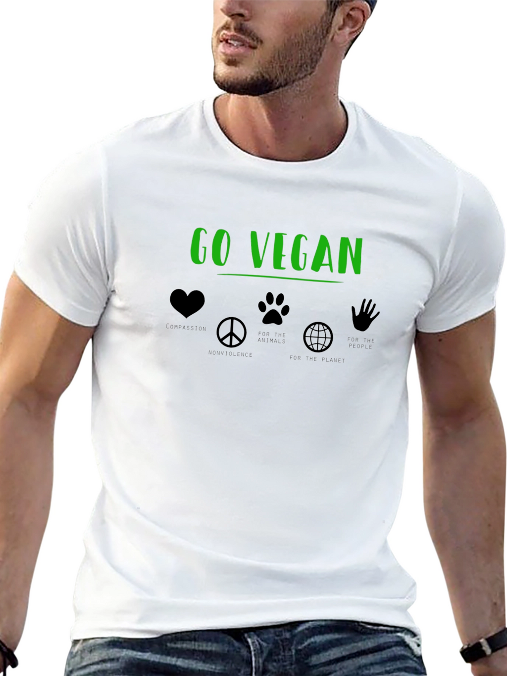 Go Vegan Graphic Tee