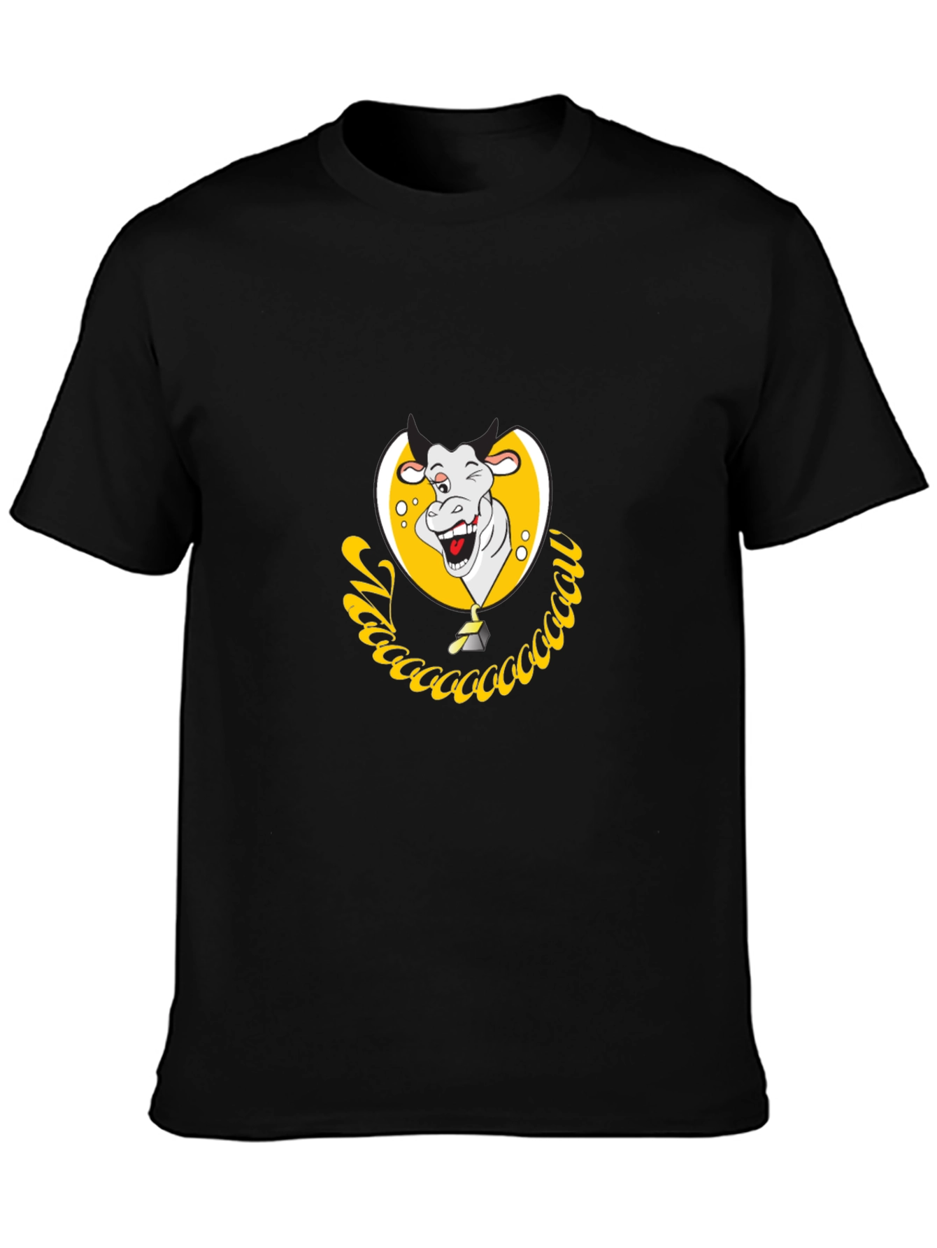 Funny Cow Graphic Tee - Unique Cartoon Design