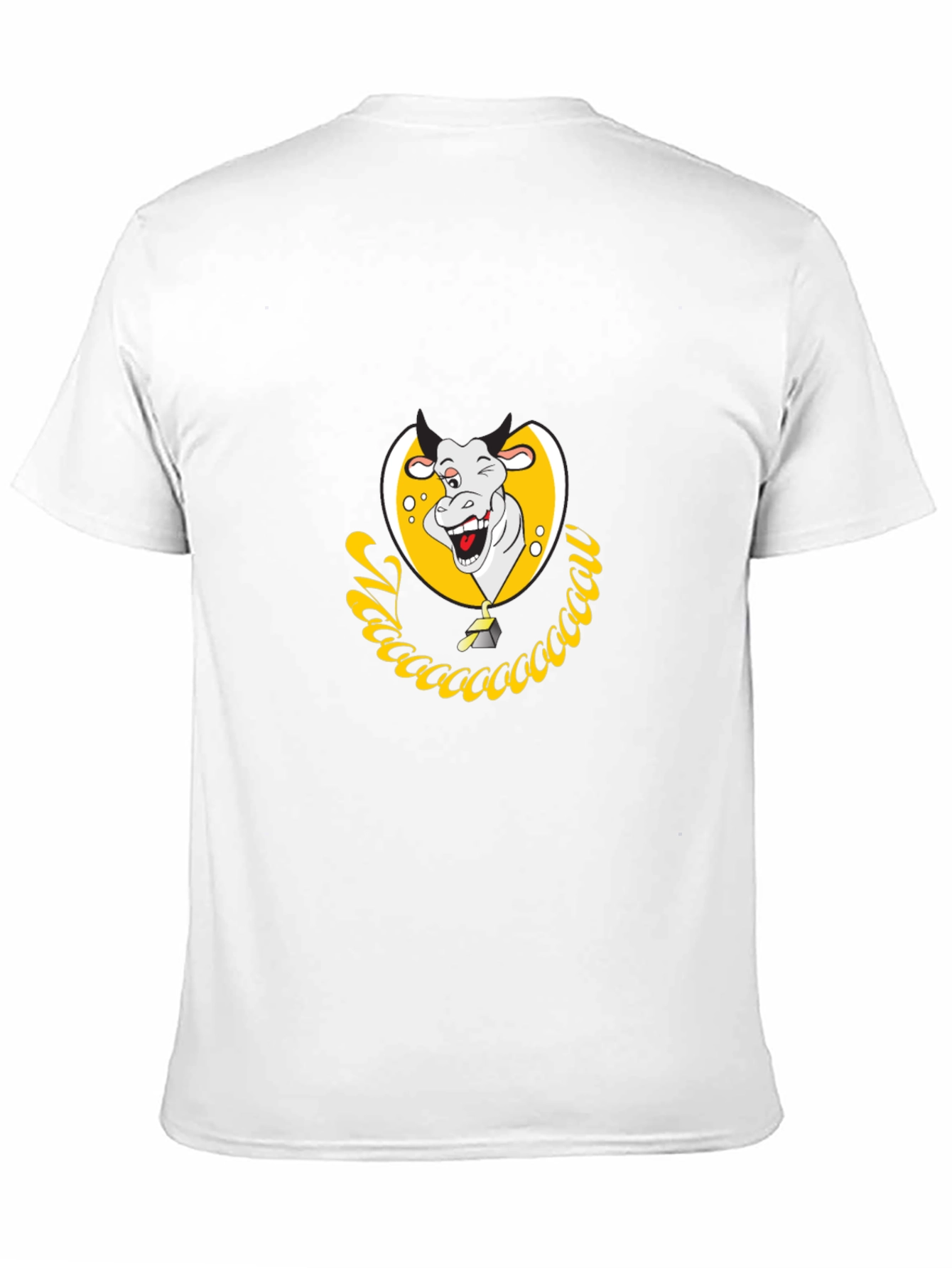 Funny Cow Graphic Tee - Unique Cartoon Design