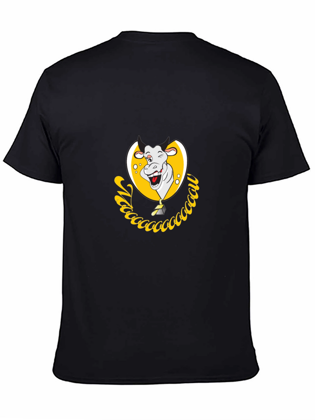 Funny Cow Graphic Tee - Unique Cartoon Design