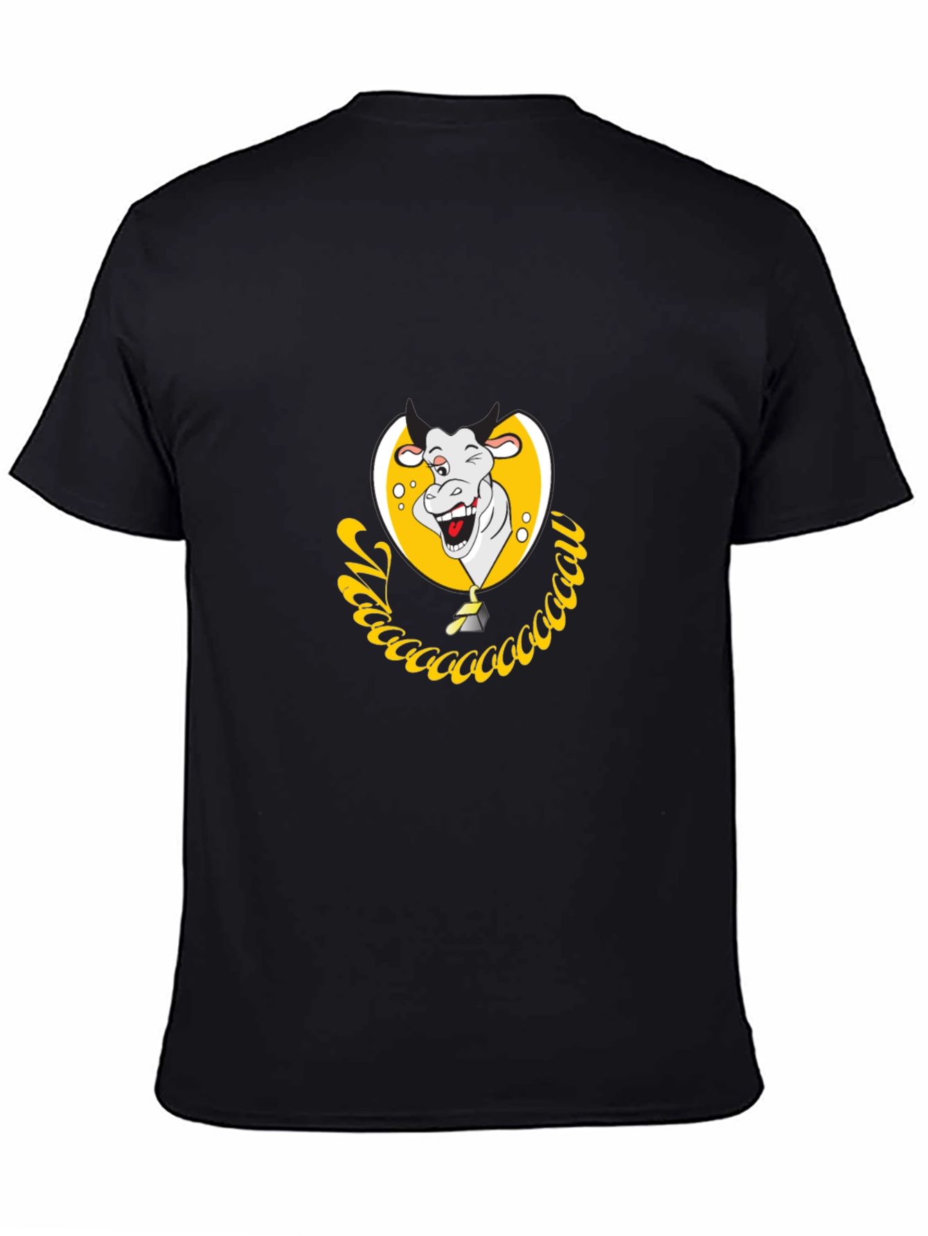 Funny Cow Graphic Tee - Unique Cartoon Design