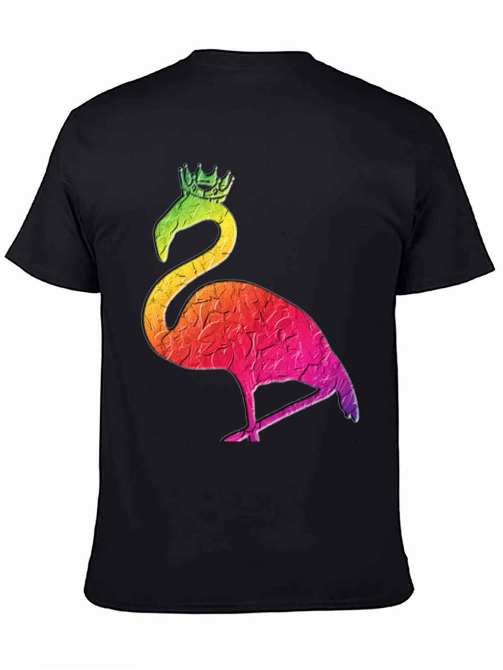 Rainbow Flamingo King Graphic Tee