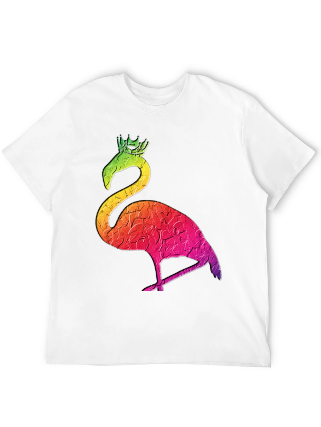 Rainbow Flamingo King Graphic Tee