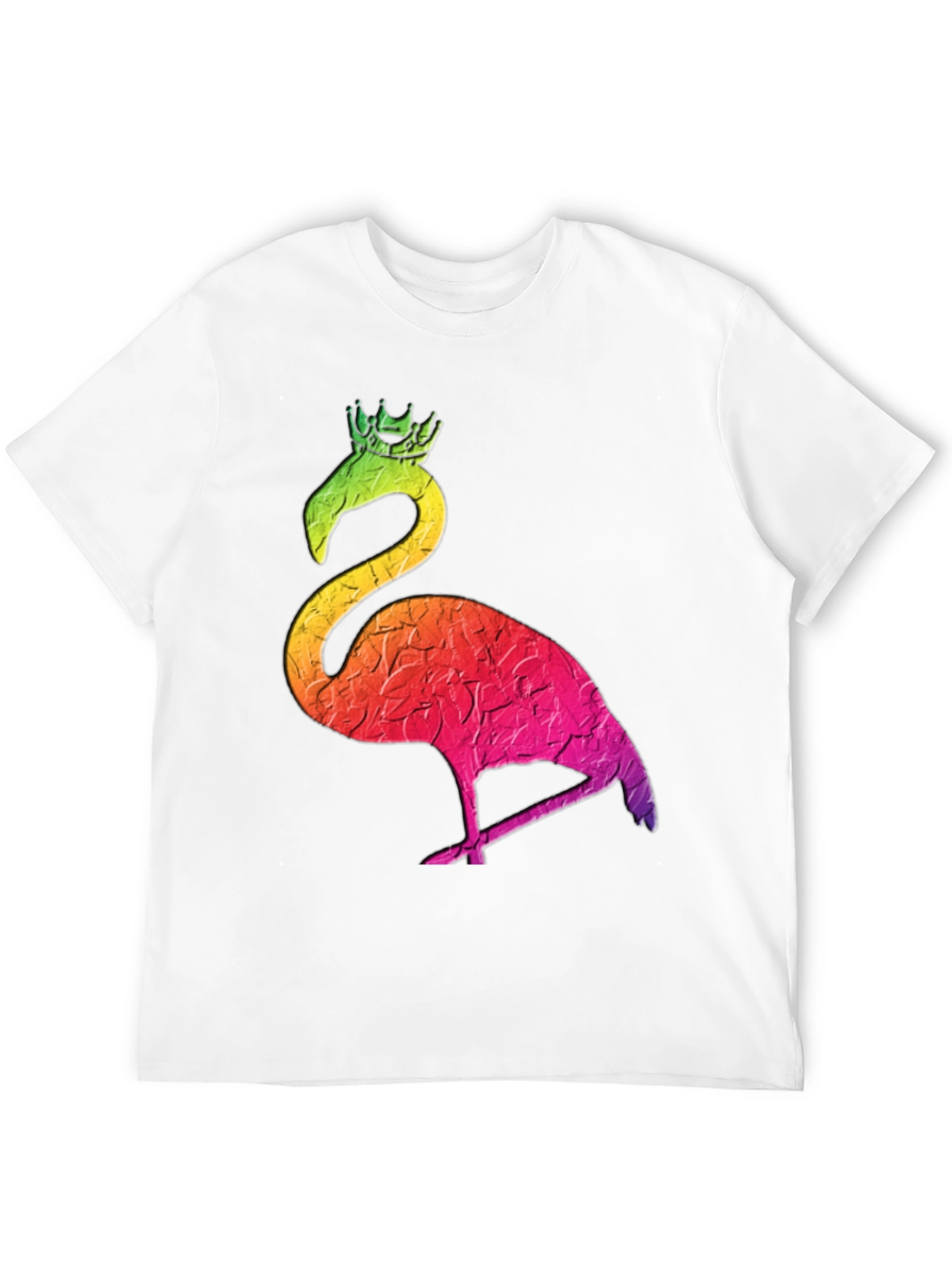 Rainbow Flamingo King Graphic Tee