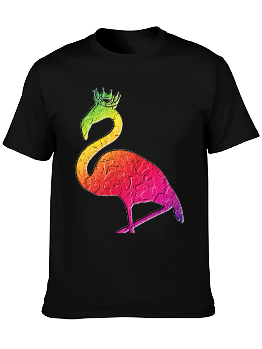 Rainbow Flamingo King Graphic Tee