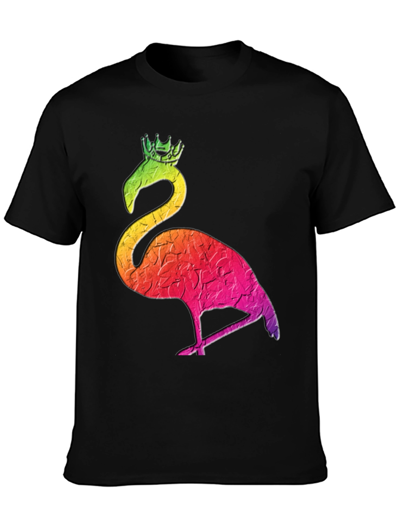 Rainbow Flamingo King Graphic Tee