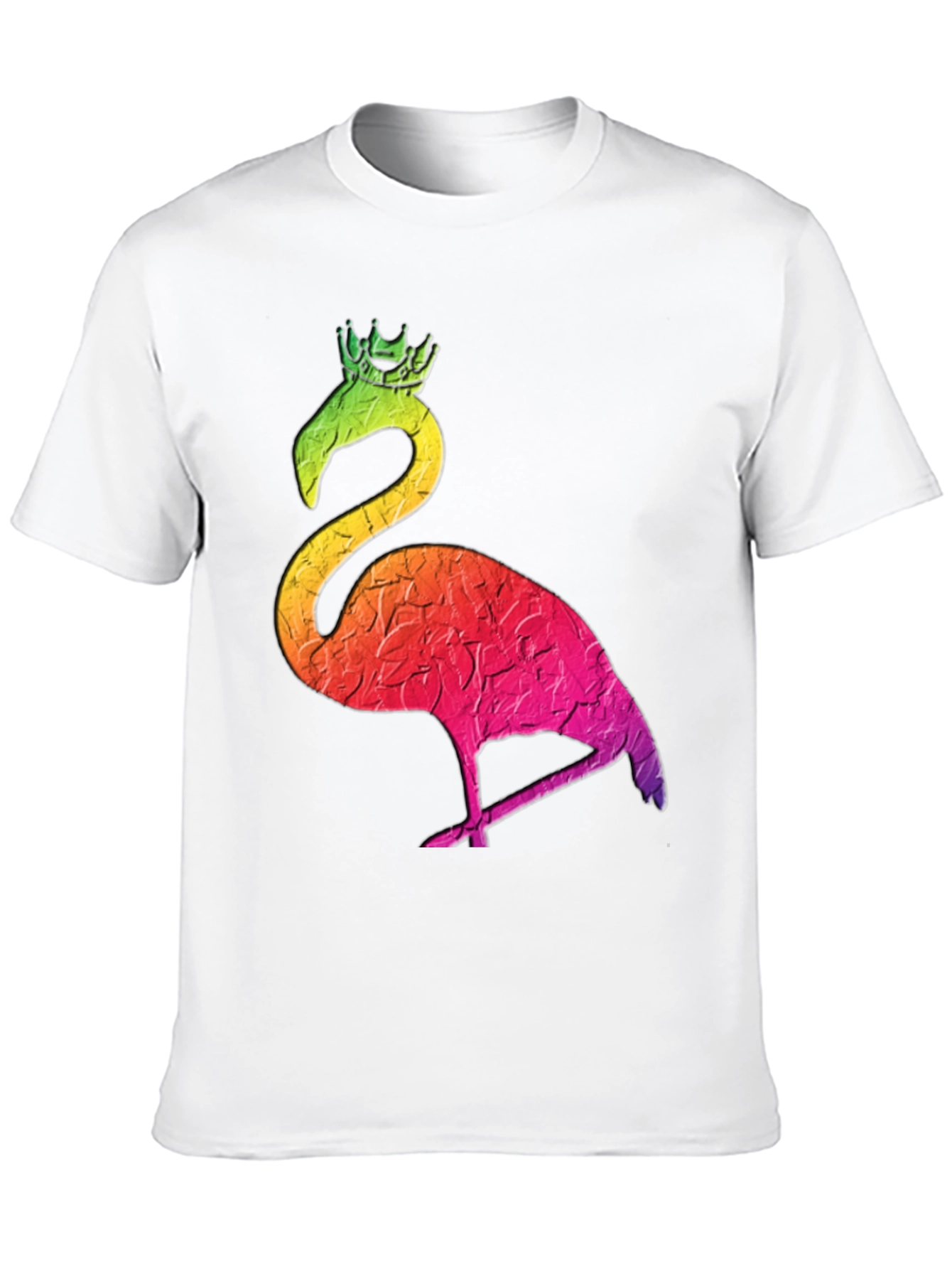 Rainbow Flamingo King Graphic Tee