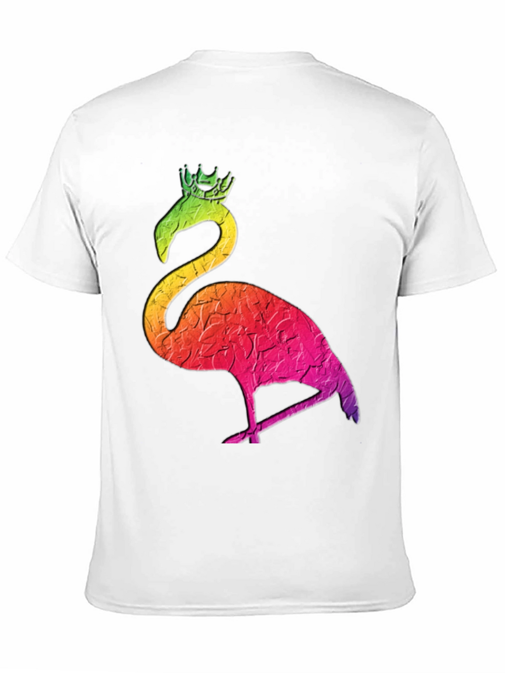 Rainbow Flamingo King Graphic Tee