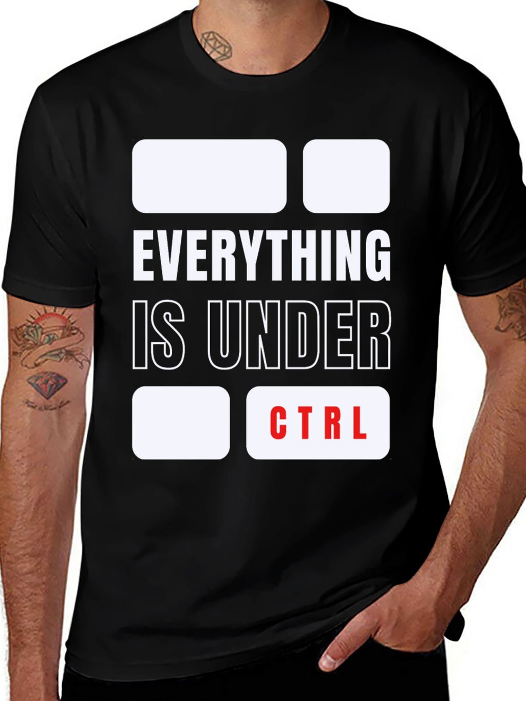 Everything Is Under CTRL Funny T-Shirt