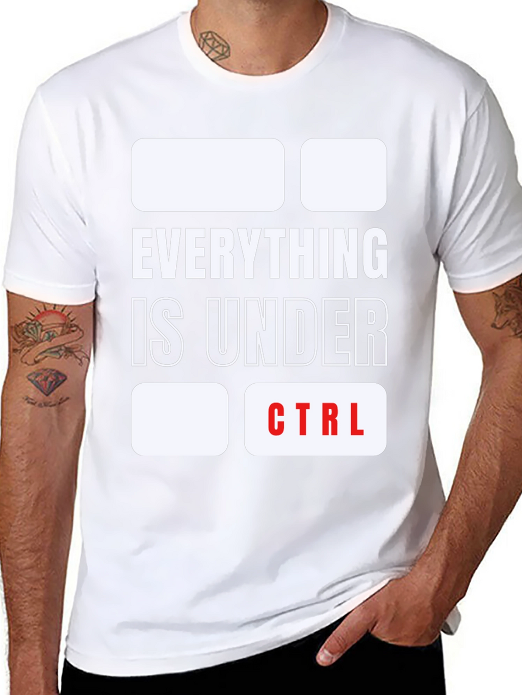 Everything Is Under CTRL Funny T-Shirt