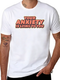 Anxiety Relief Graphic Tee - Black