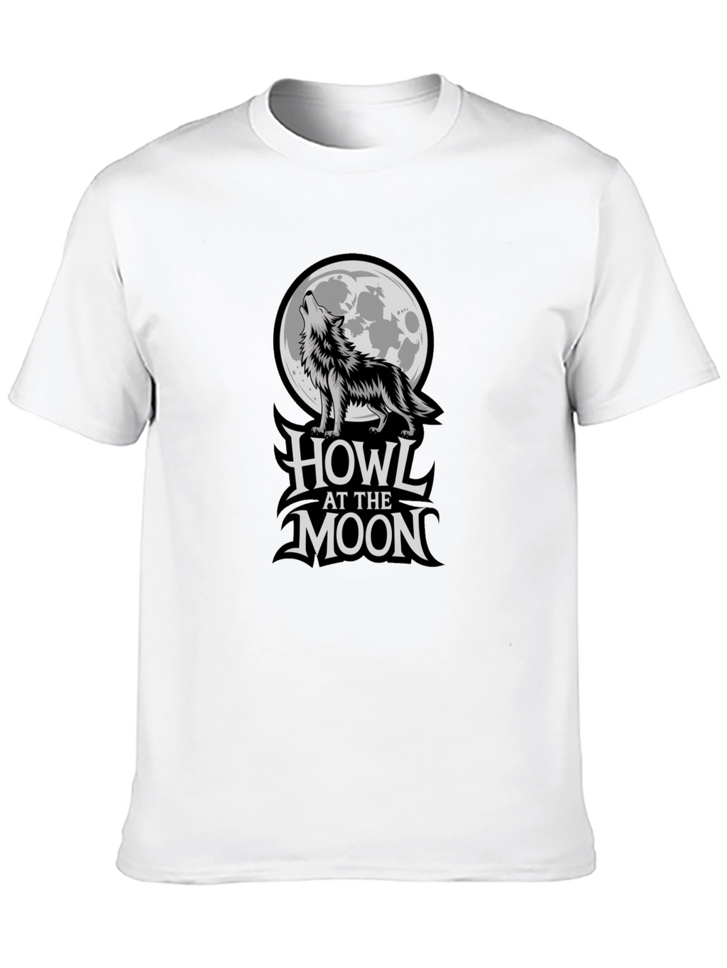 Howl at the Moon Graphic T-Shirt - Black