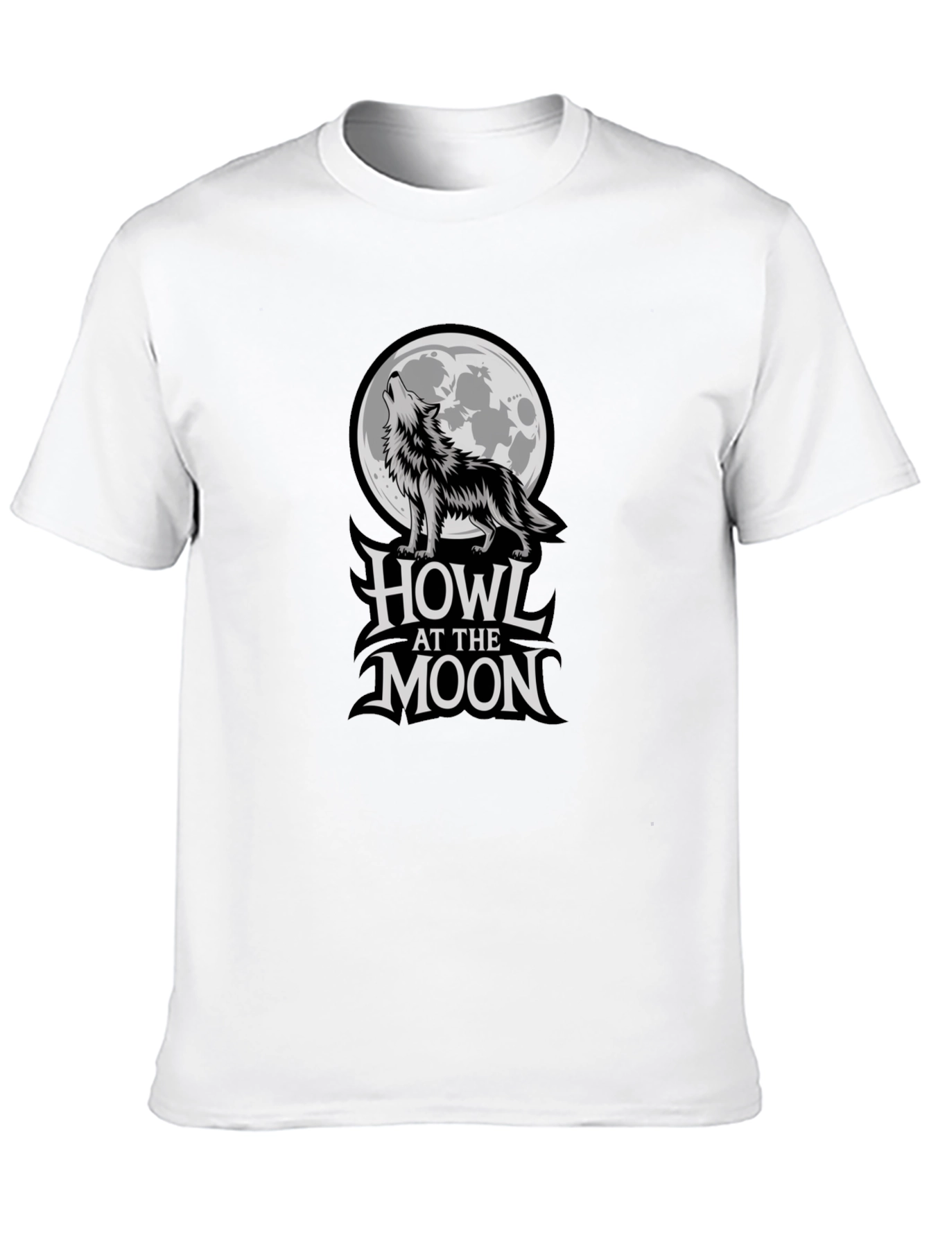 Howl at the Moon Graphic T-Shirt - Black