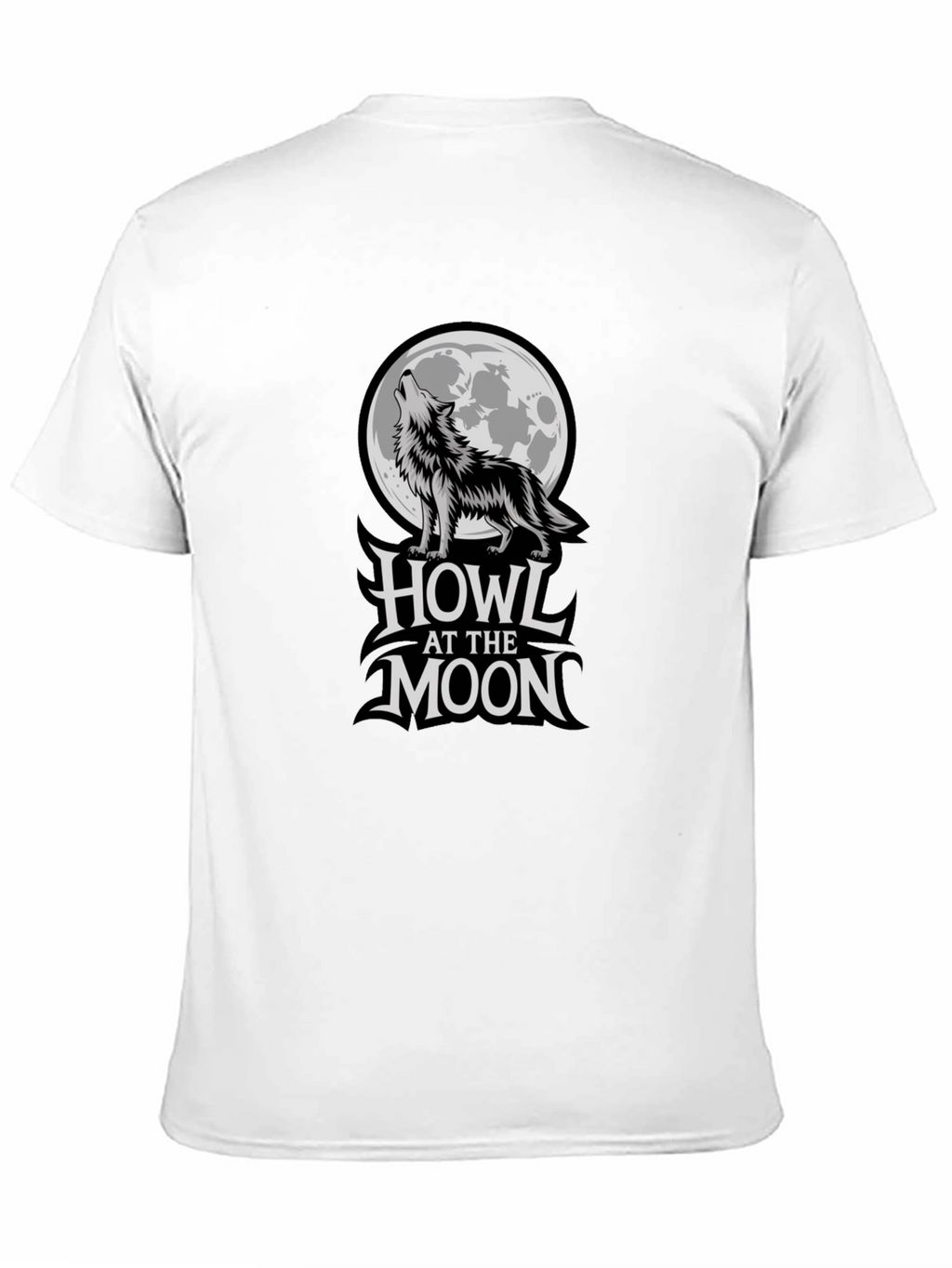 Howl at the Moon Graphic T-Shirt - Black