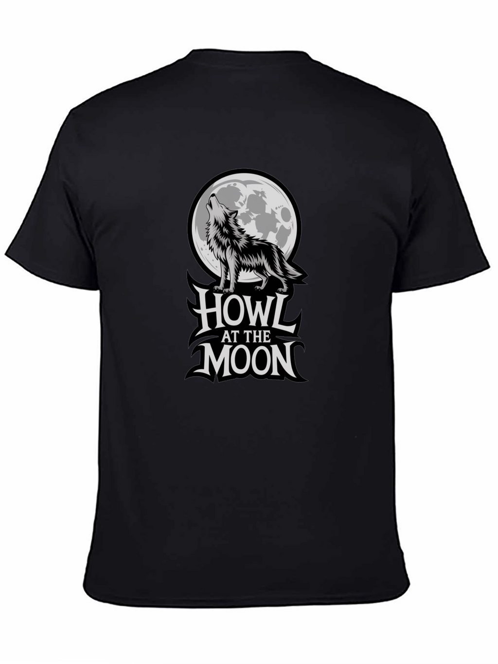 Howl at the Moon Graphic T-Shirt - Black
