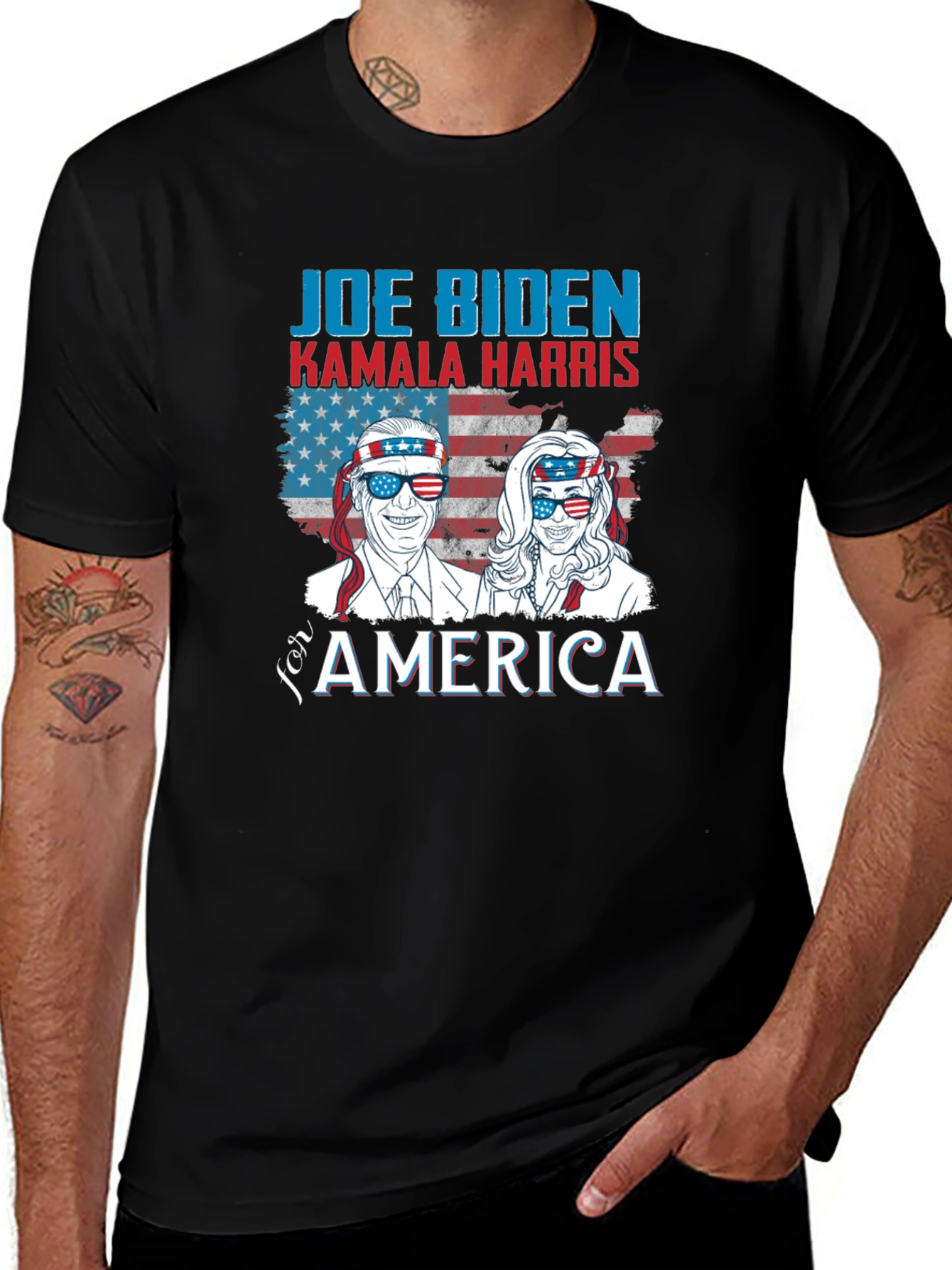 Joe Biden Kamala Harris Patriotic T-Shirt