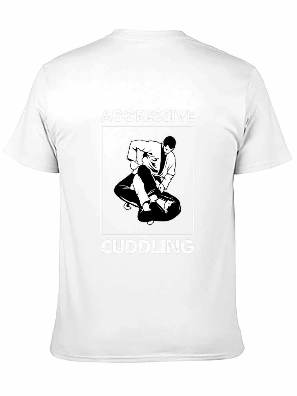 Aggressive Cuddling Black Graphic Tee