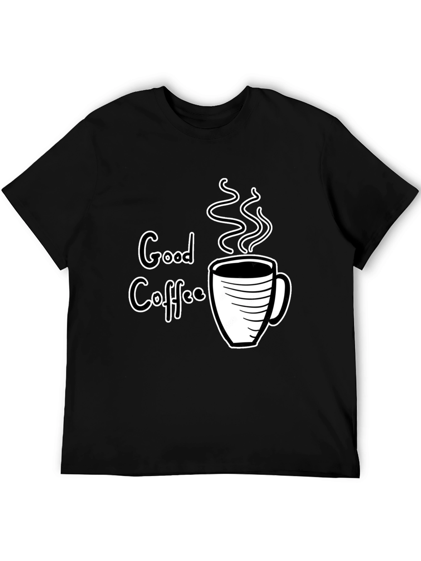 Good Coffee Graphic Tee - Black T-Shirt
