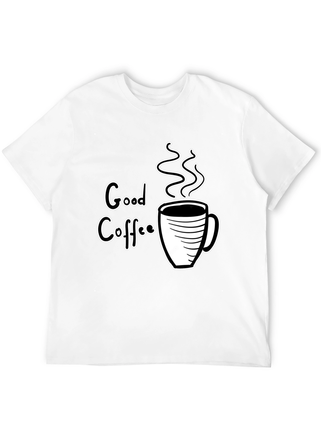 Good Coffee Graphic Tee - Black T-Shirt