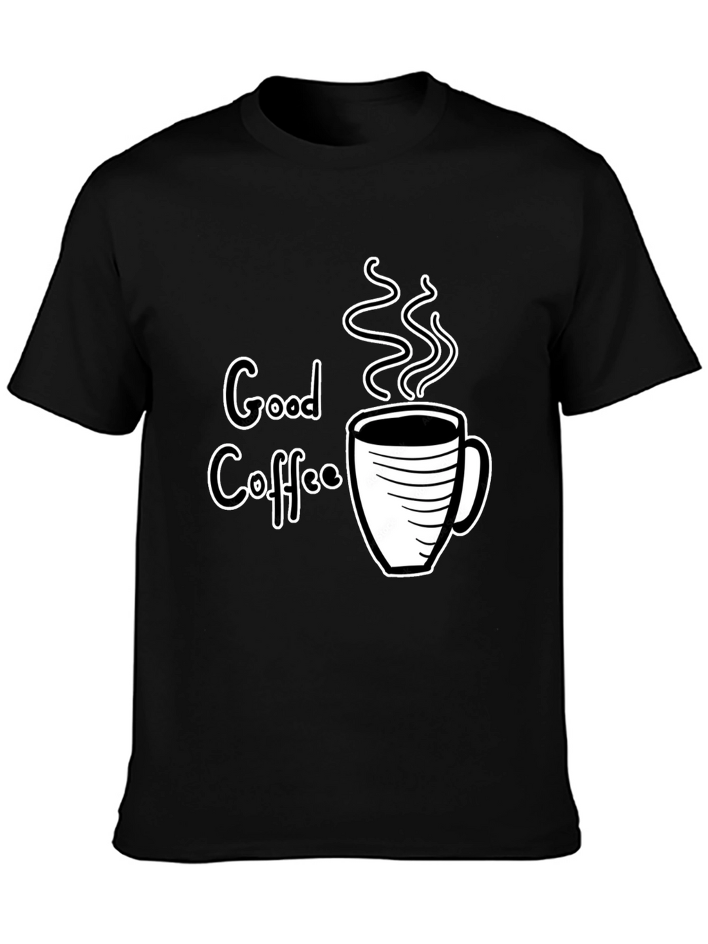 Good Coffee Graphic Tee - Black T-Shirt