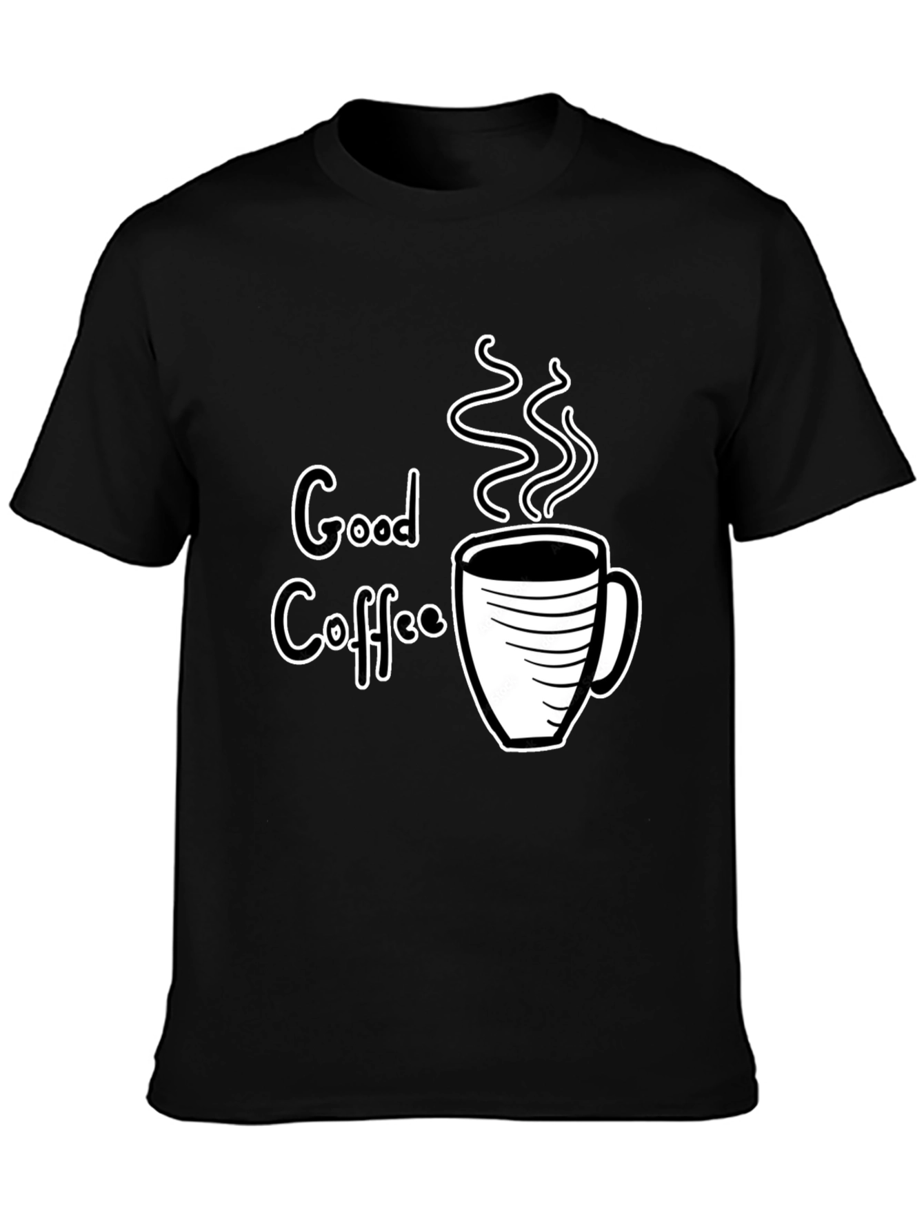Good Coffee Graphic Tee - Black T-Shirt