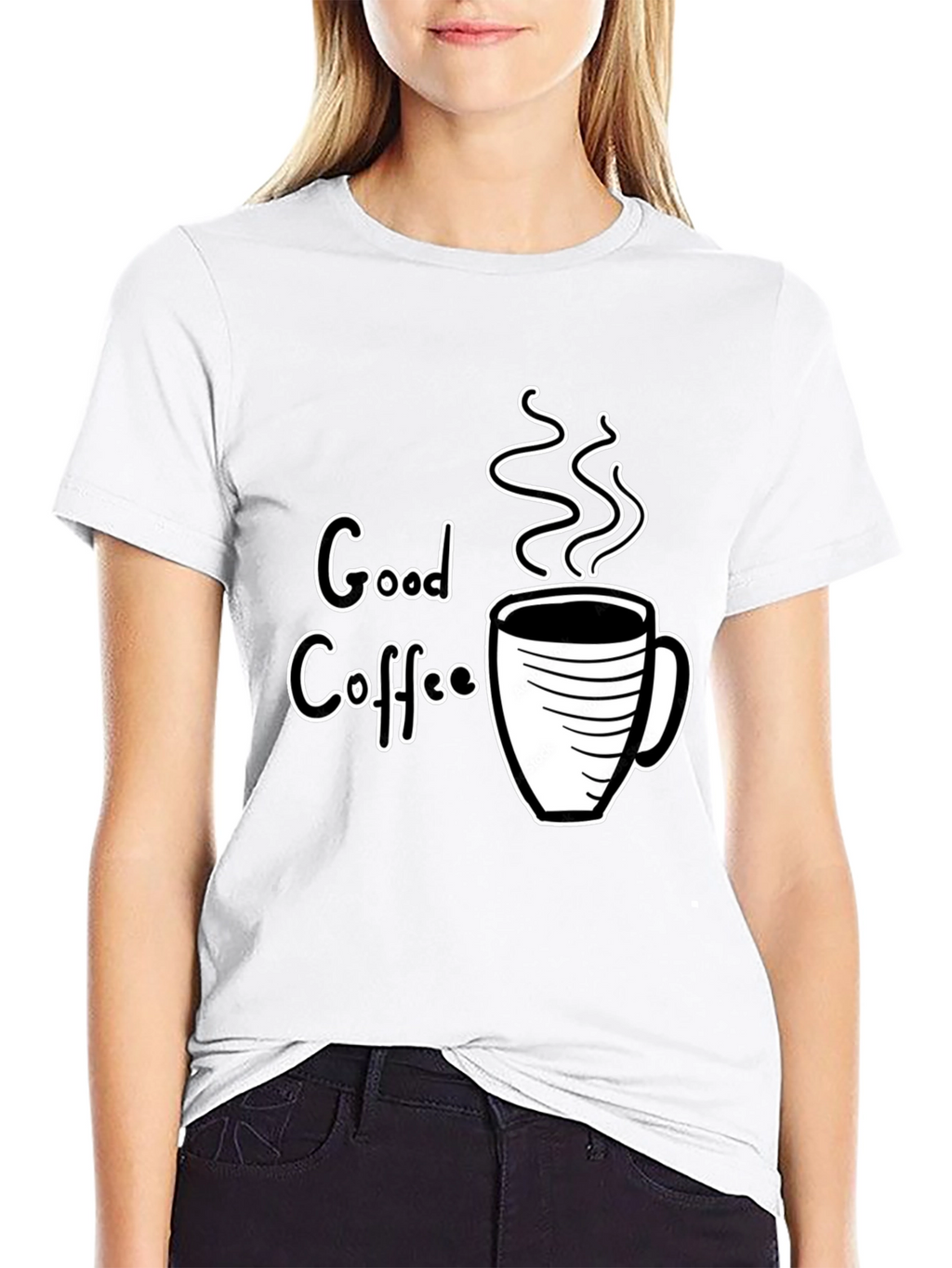 Good Coffee Graphic Tee - Black T-Shirt