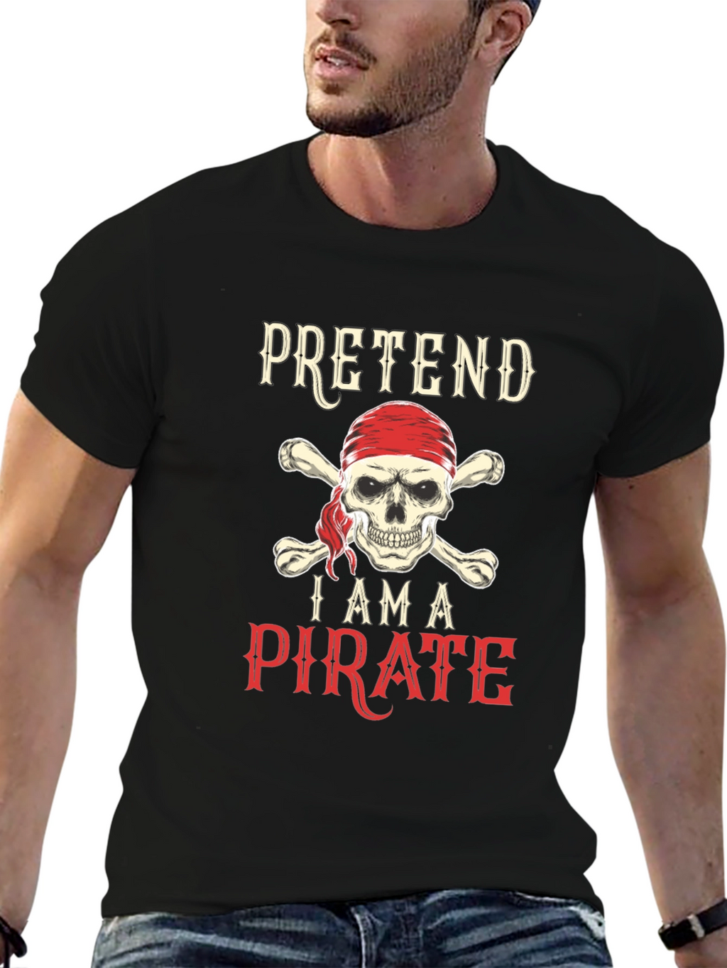 Pretend Im a Pirate Skull & Crossbones T-Shirt