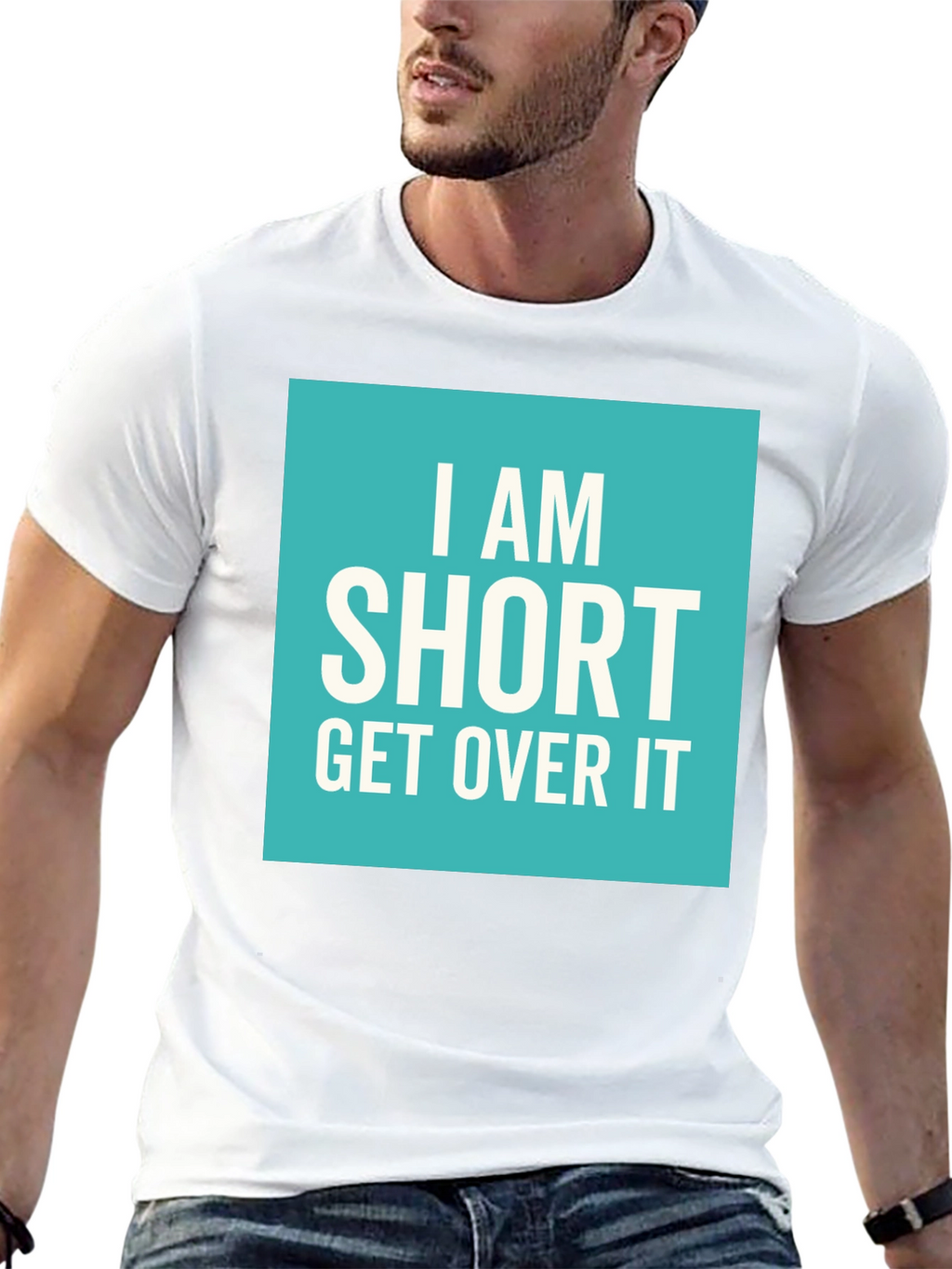 Funny I Am Short Get Over It T-Shirt