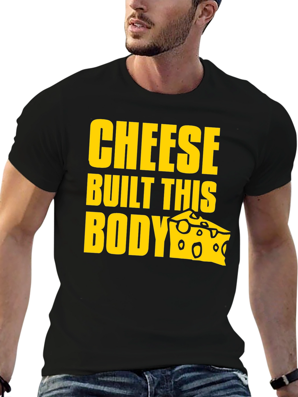 Cheese Built This Body Graphic T-Shirt
