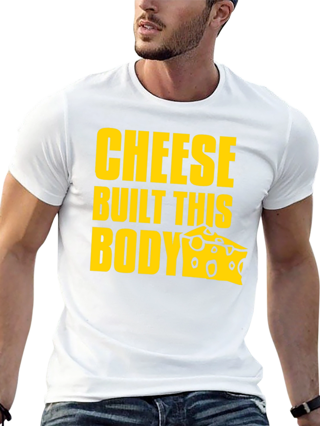 Cheese Built This Body Graphic T-Shirt