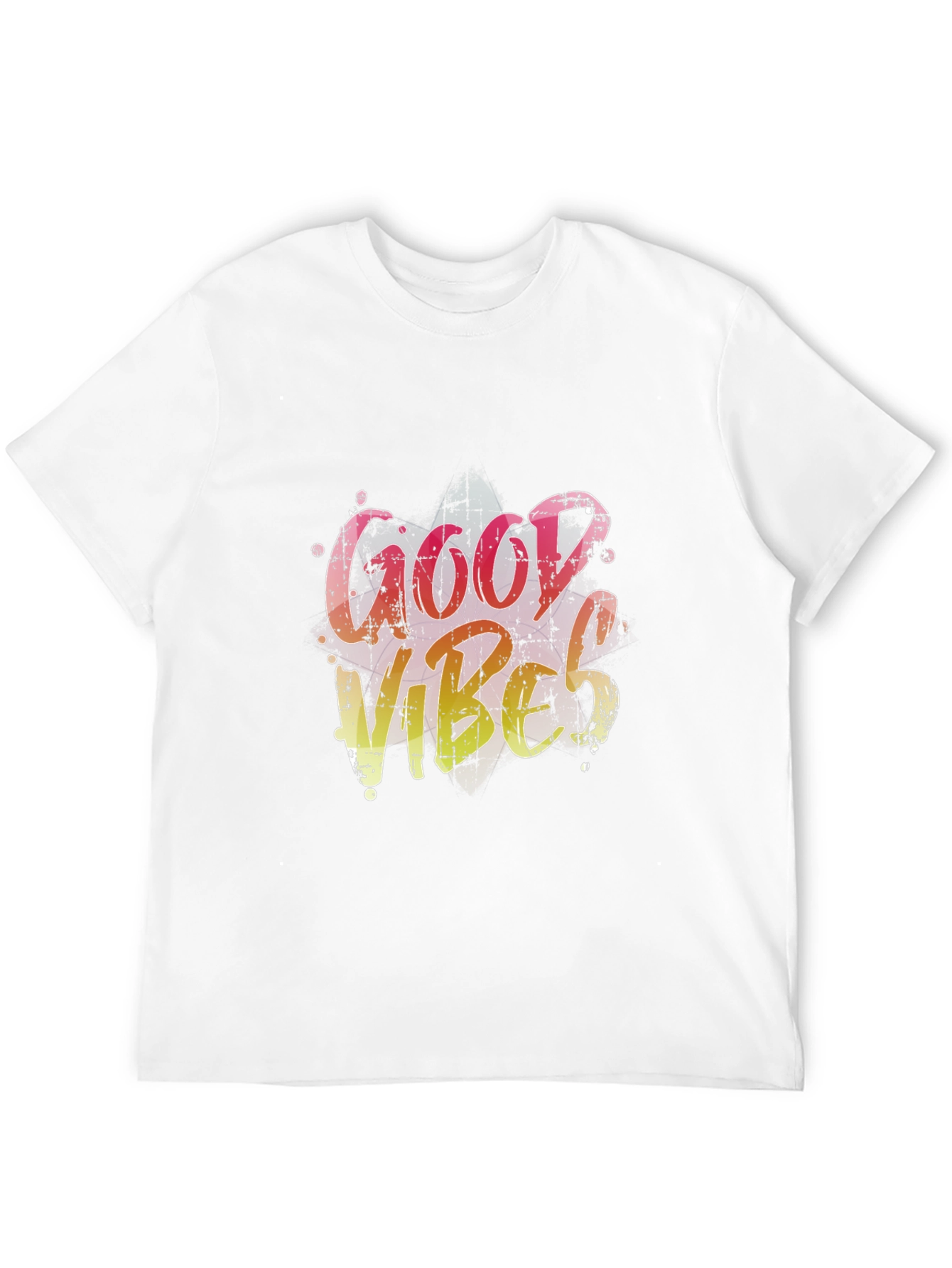 Good Vibes Graphic Tee - Black Casual T-Shirt